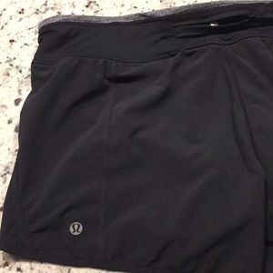 Lululemon lines black shorts, gently used
